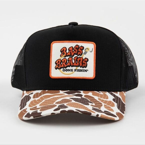 Brixton Bass Brains Gone Fishing Hat - Picture 2 of 4